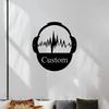 Metal Name Sign Custom Gamers Room Decor Personalized Wall Art