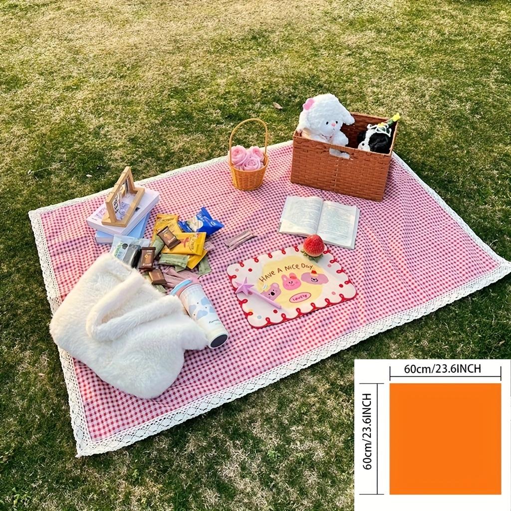 1pc Lace Picnic Mat Is Suitable for Outdoor Dining, Camping, Beach, Home Decoration, and Picnic Accessories