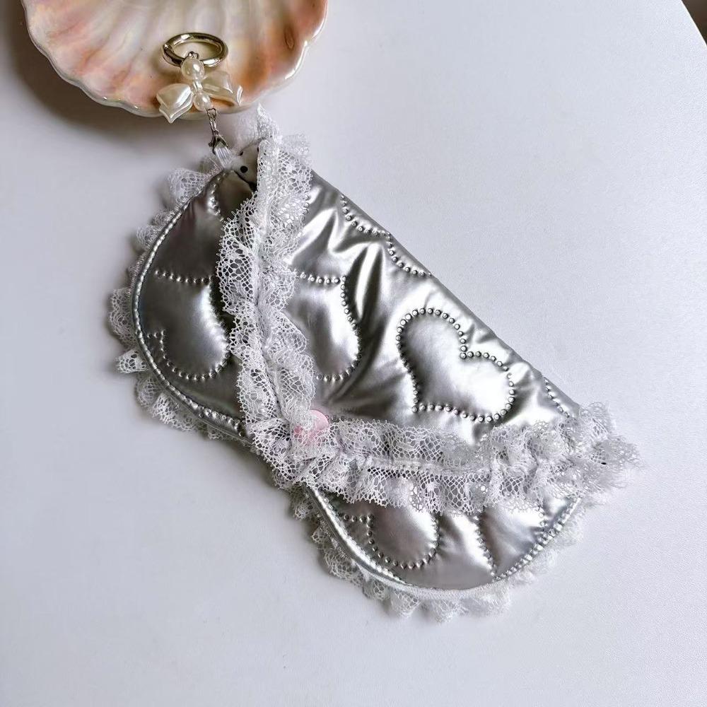 

Чехол для хранения солнцезащитных очков с бантом, на кнопке, для мелких предметов, новый чехол для очков