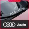 Metal Emblem Auto Decor Decals Reflective Car Window Wiper Stickers For Q2 S Line RS S3 S4 S5 S6 S8 RS3 RS4 RS5 RS6 A3 A4 A5