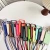 Correa para el cuello Cordón Cruzado Lanyard Funda de Silicona Líquida Para iPhone 17 16 Pro 15 14 13 11 Pro Max 12 13mini 17Air Funda Blanda