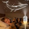 Usb Hd Galaxy Star Projection Lamp Night Sky Led Atmosphere Light Bullet Head Cool White Dimmable 3 Modes Plug Play