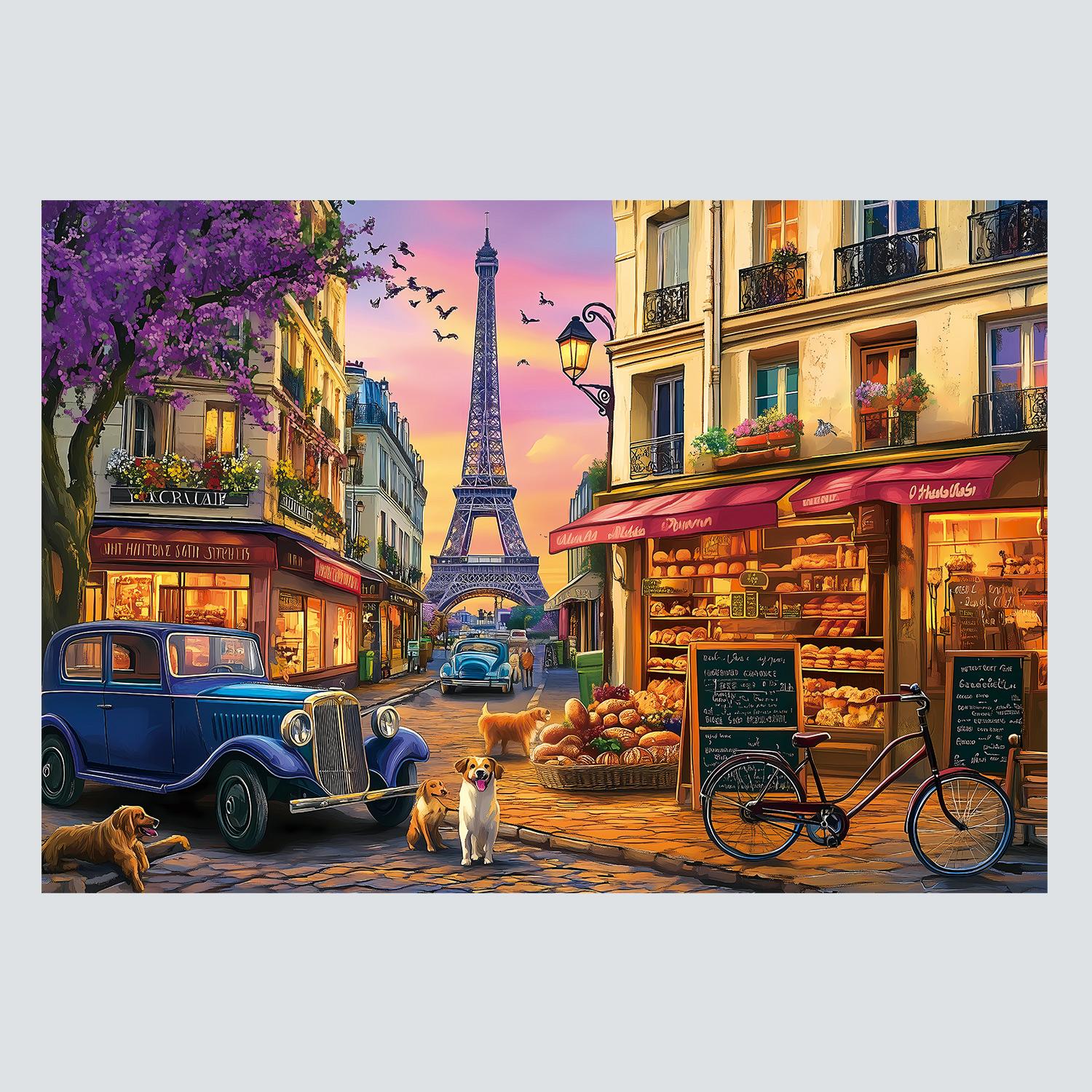 1000-Piece High Grey Board Paper Educational Custom DIY Cartoon Toy Jigsaw Puzzle Matte/Glossy Lamination 380x260 for Ages 14+ 501~1000