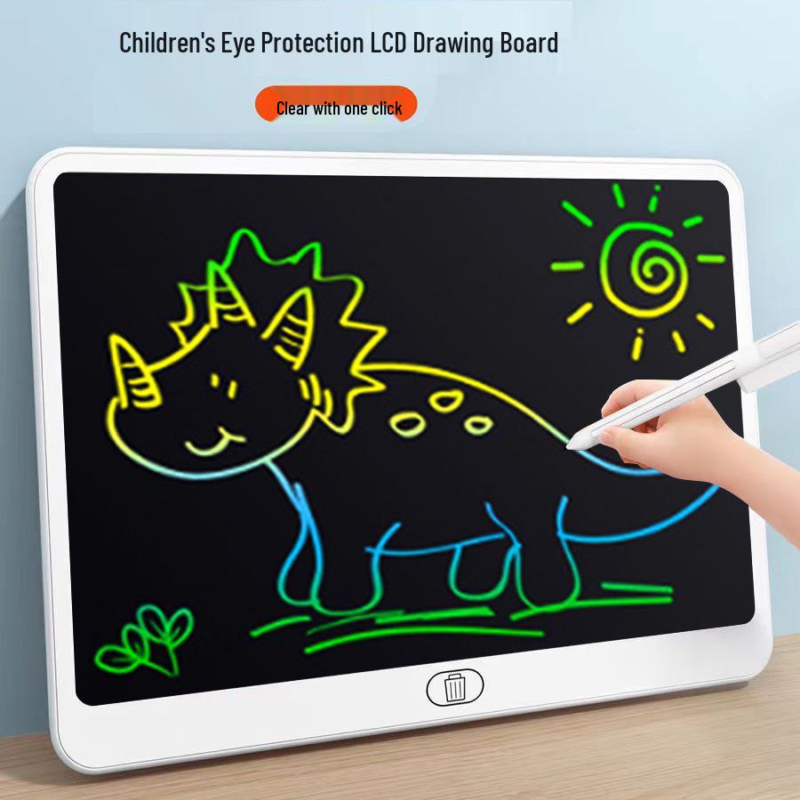 16" Kids' LCD Drawing & Writing Board with One-Key Erase - Eye-Friendly, Large Doodle Pad