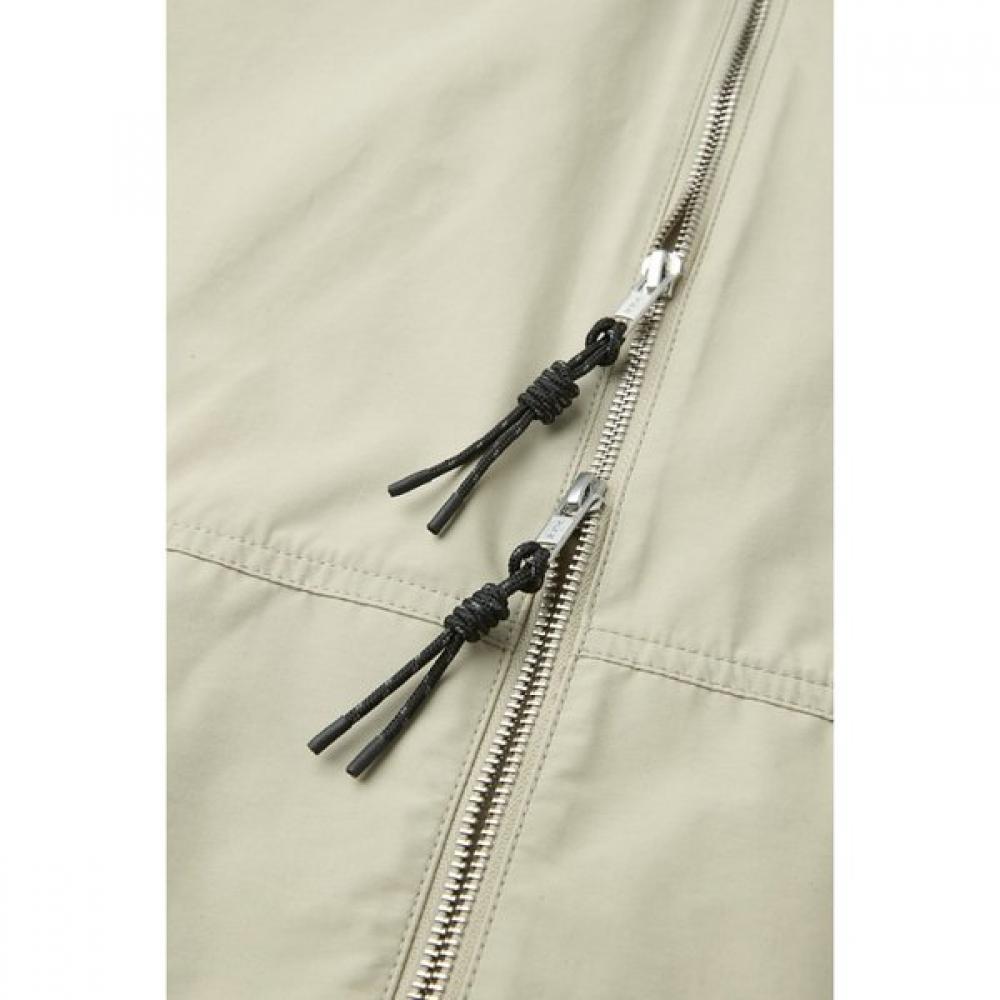 Customellow Unisex 2 Layer Hooded Jacket Beige C9uam26115bex