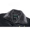 Winter Leather Down Jacket Men's Mid-length Lapel Leather Jacket Middle-aged Sheepskin Jacket