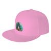 Fashion Santa Claus under the tree Flat Brim Sun Hat  Fine WorkUnisexship Unisex Hat