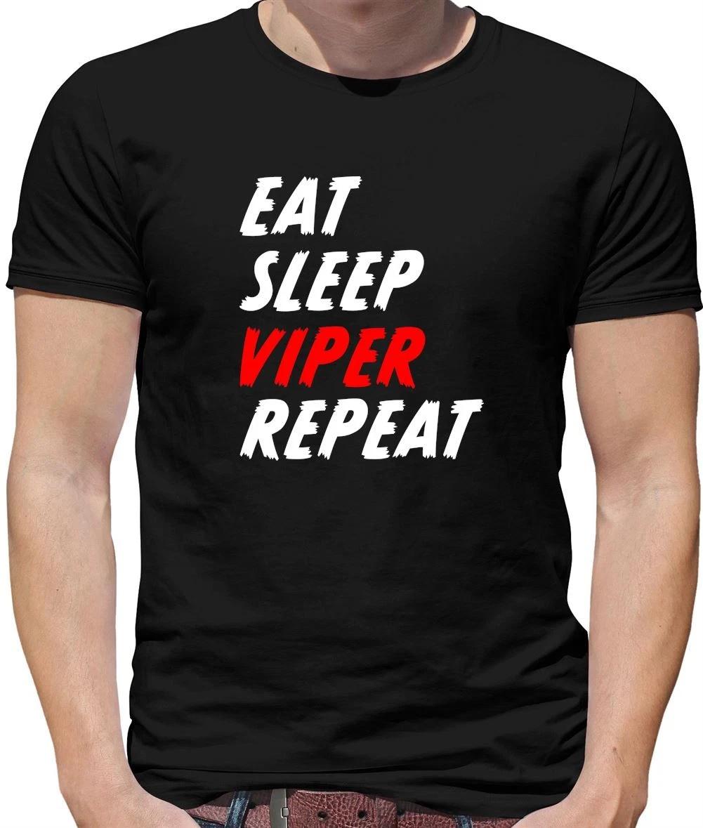 Eat Sleep Viper Repeat - Mens T-Shirt - Gladiator TV Game Show Name Contender M