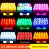 مصابيح LED – مصابيح LED على شكل شموع