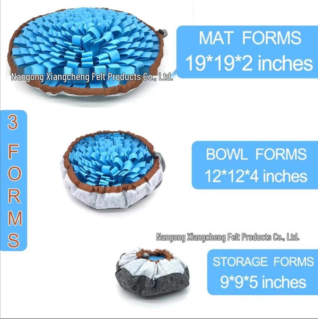 Cross-Border Felt Snuffle Mat: Slow Feed Puzzle for Dogs