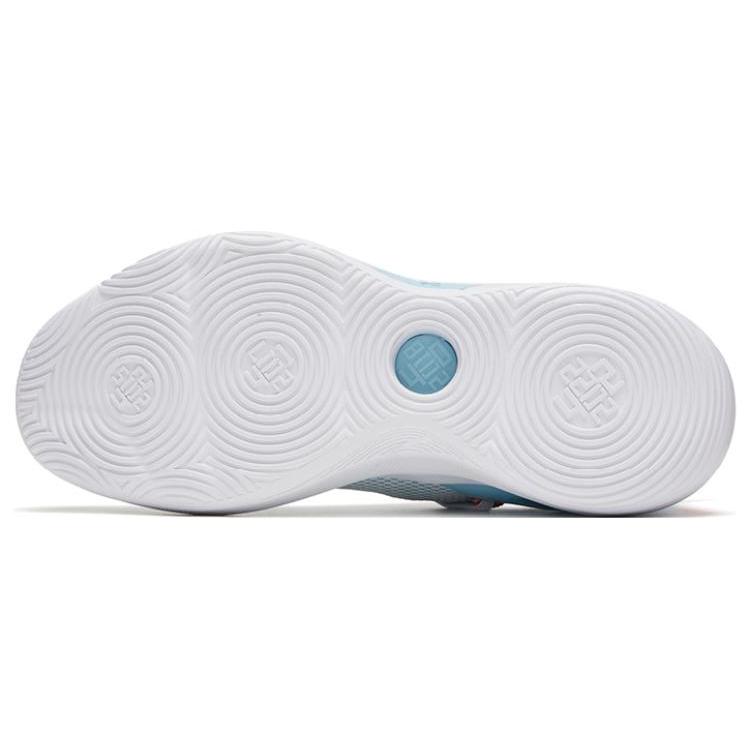 New Anta KT Fly Anti Slip Wear Resistant Low Top Basketball Shoes White Blue 112321606-1