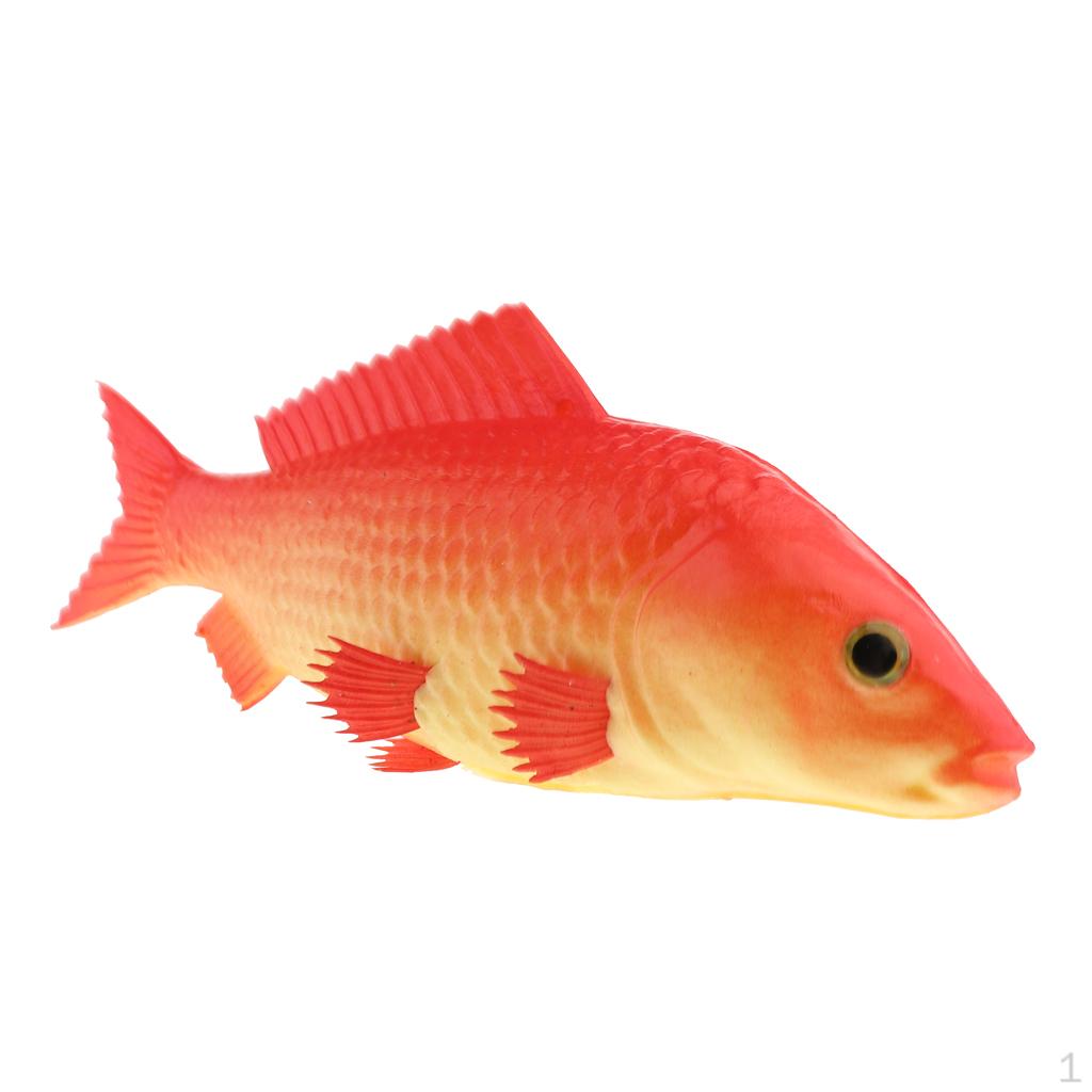 

Искусственный карп, рыба, украшение для дома, кухни, украшение аквариума Red-Small