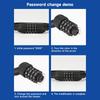 Bike Portable Code Lock Cable Anti Theft Security Resettable Combination Locks