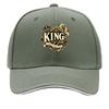 Royal King Crest Typography Emblem Sandwich Baseball Cap Sun Cap Outdoor Workouts Hat