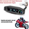 Motorrad modifizierter Mini-VA-High-Definition-LCD-Tachometer Geschwindigkeit Ölzähler Vergaser EFI einstellbar