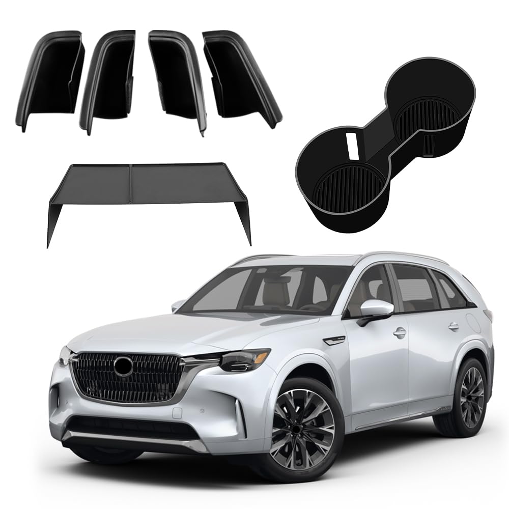 

FDAIUN Набор деталей интерьера автомобиля для Mazda Подлокотник двери автомобиля Хранение в зазоре Хранение на центральной консоли автомобиля Подстаканник для автомобиля Детали для кастомизации интерьера и Легко чёрный