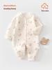 A-Class Warm Winter Romper for Baby Girls: Cozy Crawling Outfit, Infant & Toddler Thick Winter Wear, Sizes 73-80.