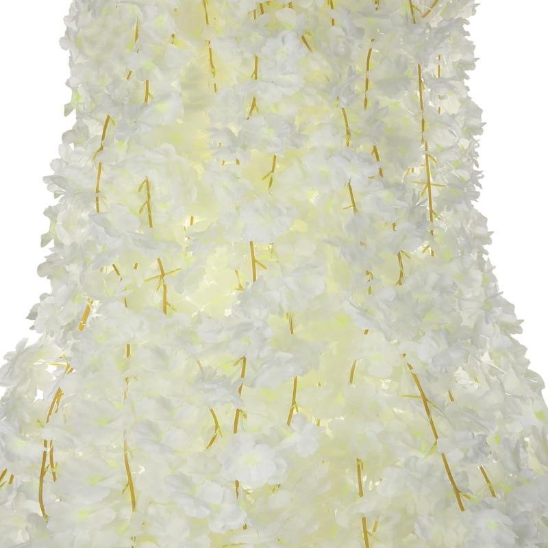 Искусственная глициния, 180 м, гирлянда из искусственных цветов для маскировки труб кондиционера, подвесное растение, декор для стены 1PCS