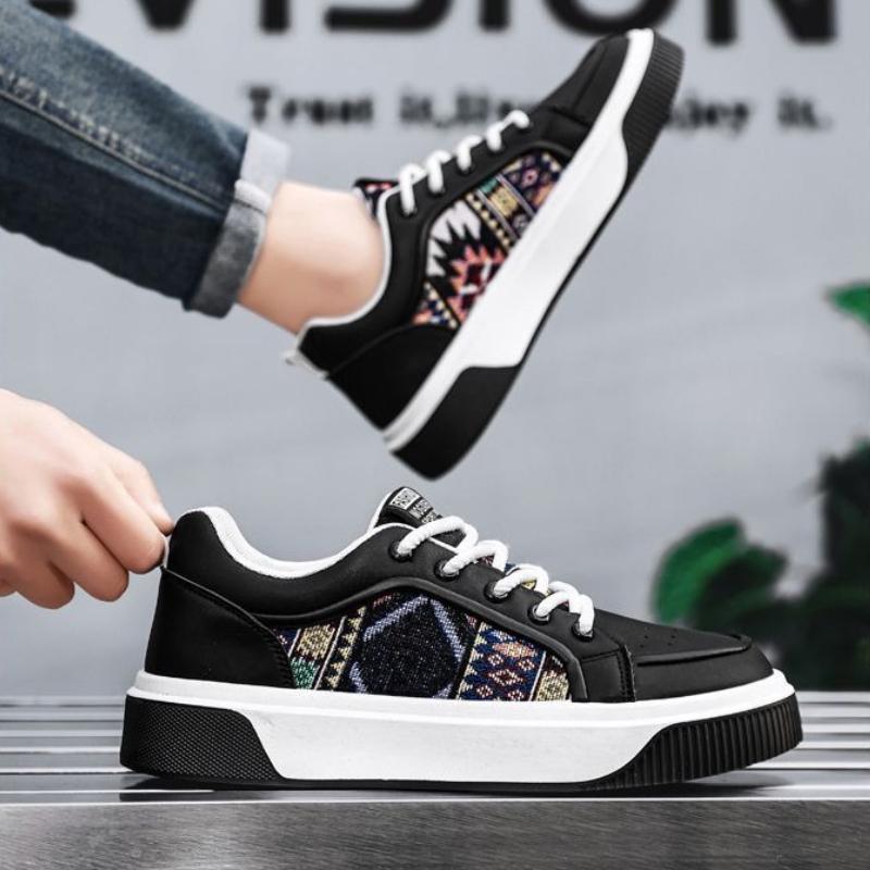 New Skateboard Shoes for Men Fashion Designer Flat Vulcanized Shoes Men's Casual All-match Breathable Sneakers Zapatos De Hombre
