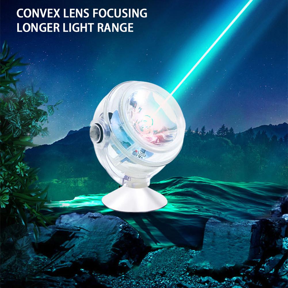 LED Fish Light Round Shape Multi Color Changing Pond Lights For Outdoor