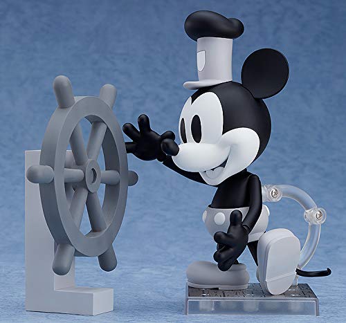 Nendoroid Steamboat Willie Mickey Mouse 1928 Ver. [Black and White] Non-Scale ABS & PVC Painted Movable Figure G90658