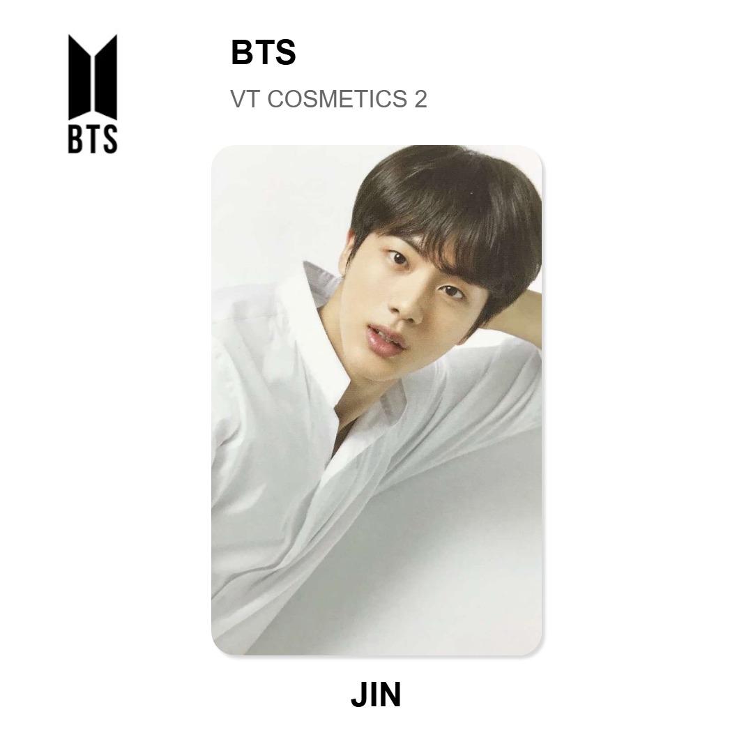 BTS VT COSMETICS 2 Official Photocard Jin