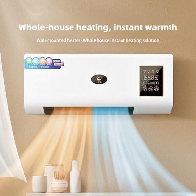 Household Wall Mounted Electric Heater Cooling And Heating Dual Use Mobile Air Conditioner Fan Bathroom Small Hot Air Blower