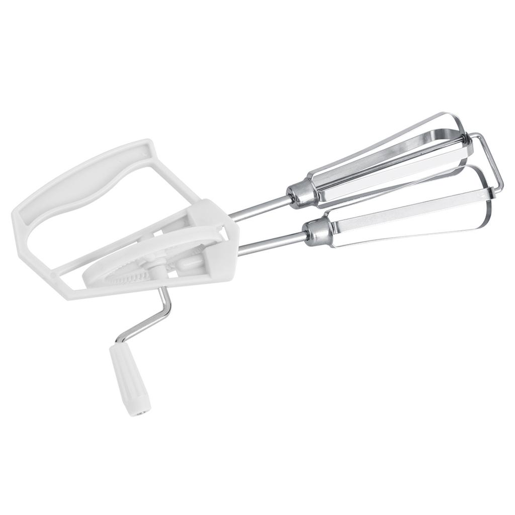 Stainless Steel Rotary Hand Whip Whisk Egg Beater Mixer Cooking Tool Kitchen