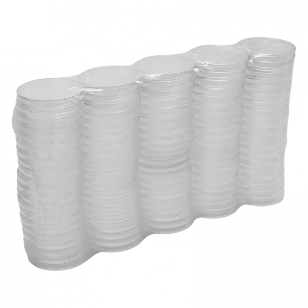 39mm Coin Capsules Coin Collection Rimless Transparent