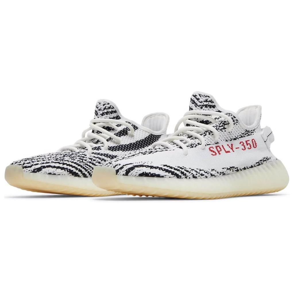 Adidas Originals Yeezy Boost 350 V2 Wygodne Wszechstronne Antypoślizgowe Trwałe Niskie Buty Lifestyle Casualowe Trampki Unisex Białe CP9654-2017