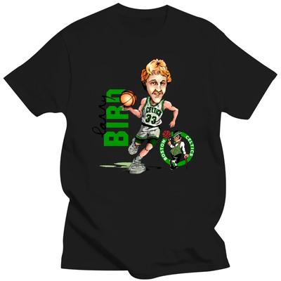 Všechny velikosti S 5XL pánské Černá Bílá Nesmrtelné tváře plakát kapely Larry Bird z B Tee Tričko Pánské A Dámské Dárek LLL490