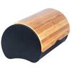 Black Metal Bamboo Bread Bin Kitchen Container for Bread