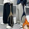 Winter  Boys' Warm Velvet Sweatpants - Versatile Casual Pants for Kids