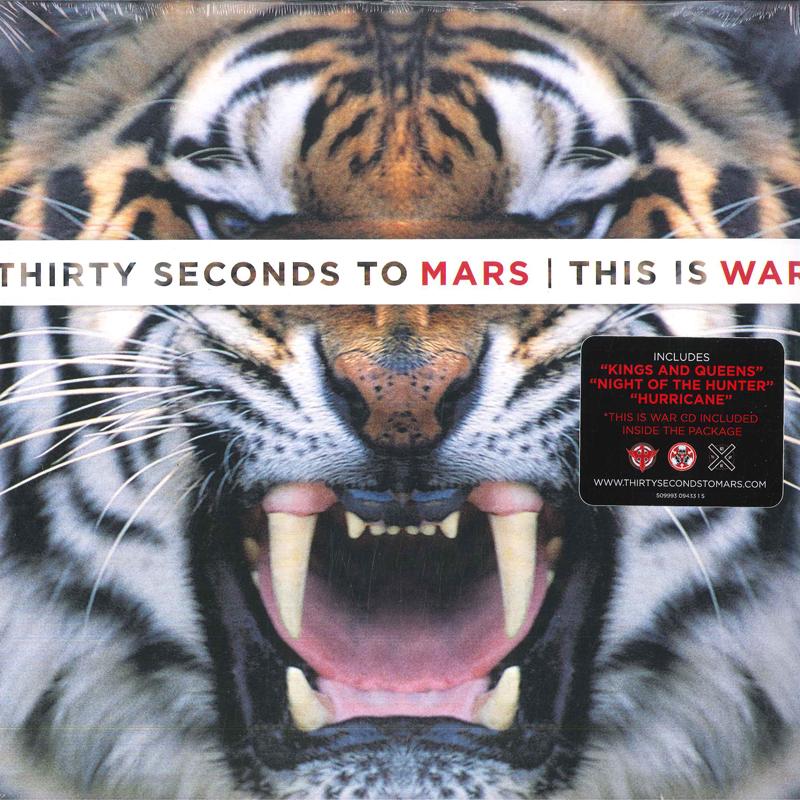 LP Record 30 SECONDS TO MARS - This Is War 5099930943315 Virgin, Immorta 2009 US Rock
