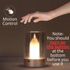 Magic Crystal Motion Sensor LED Candle Lamp with Hand Control Motion-Activated Touchless Operation
