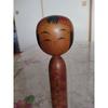 Handbemalte Kokeshi, beruhigender, sanfter Ausdruck, ca. 20 cm.