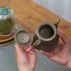 250ml Authentic Yixing Raw Ore Crab Shell Green Mud Three-legged Purple Clay Teapot Handmade Household Kung Fu Teaset Customized