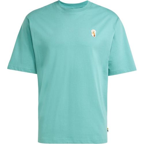 Adidas SS25 DOG SOCK PATCH GRAPHIC T SHIRT T Shirt Men s Powder GreenJL9242 M зелёный