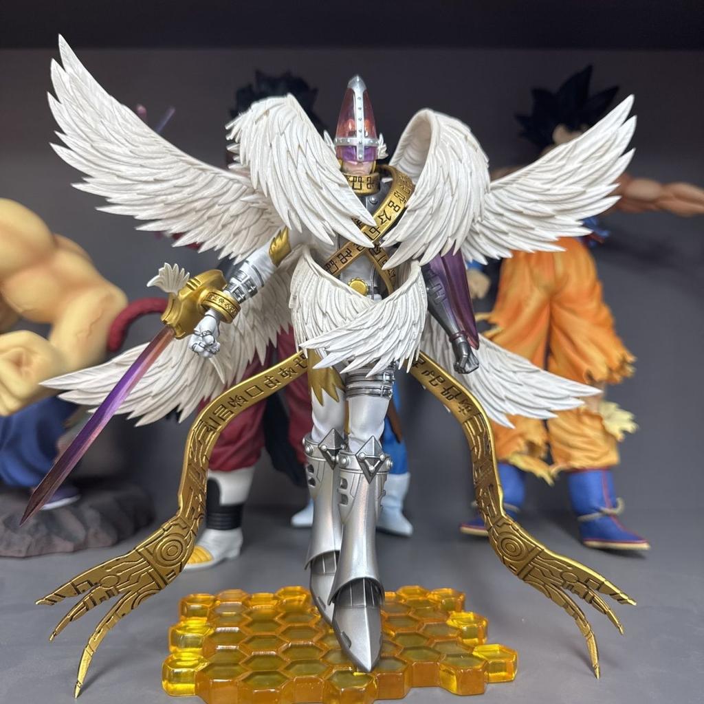In Stock 20cm Angemon Digimon A Limited figurine Pet Collectible PVC Ornament  dragon ballz figures anime handicrafts oys Gifts