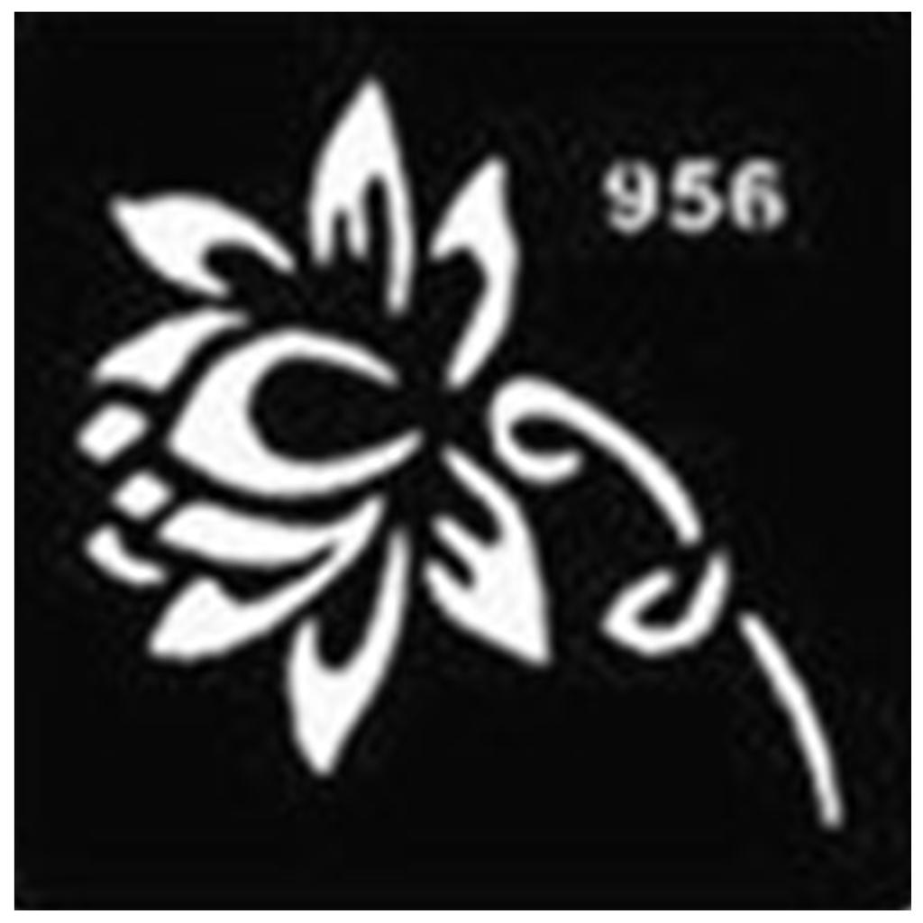 Small Henna Tattoo Stencil Bird Fly Pattern DIY Airbrush Paint Mehndi Henna Indian Tattoo Template