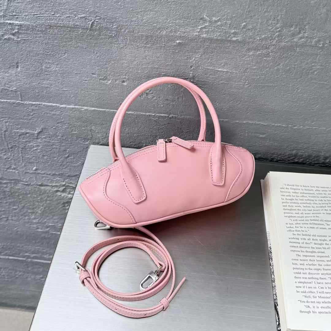 

Genuine Leather Women s Bag Large Capacity Handbag Niche Simple Shoulder Bag Handbag Armpit Bag Light Luxury Crossbody Bag 25x8x11 CM рожевий