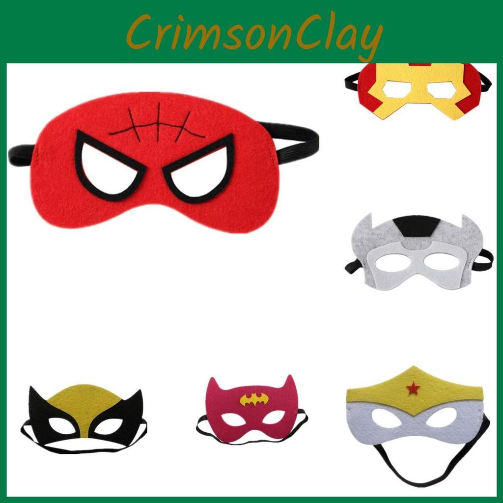 Spiderbatcosplay Mask Felt Halloween Role Play Performance