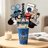 2026 Graduation Photo Booth Props Set Graduation Party Decorations Photo Accessories for Graduation Celebration Party Supplies