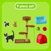 Schleich Farm World Cat Play Area Figure 42501
