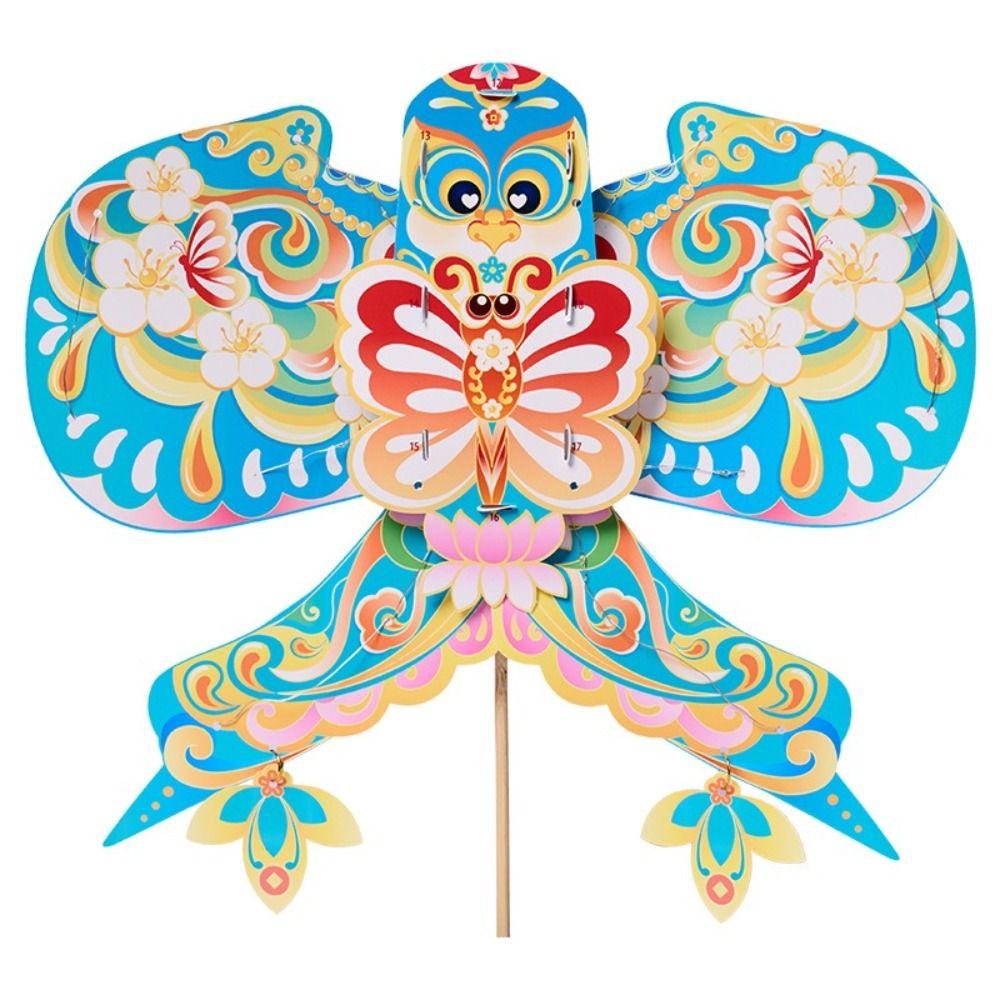 Handmade Mid-Autumn Festival lantern DIY Can Carry and Hold Portable Dragonfly Lamp  Children Toys