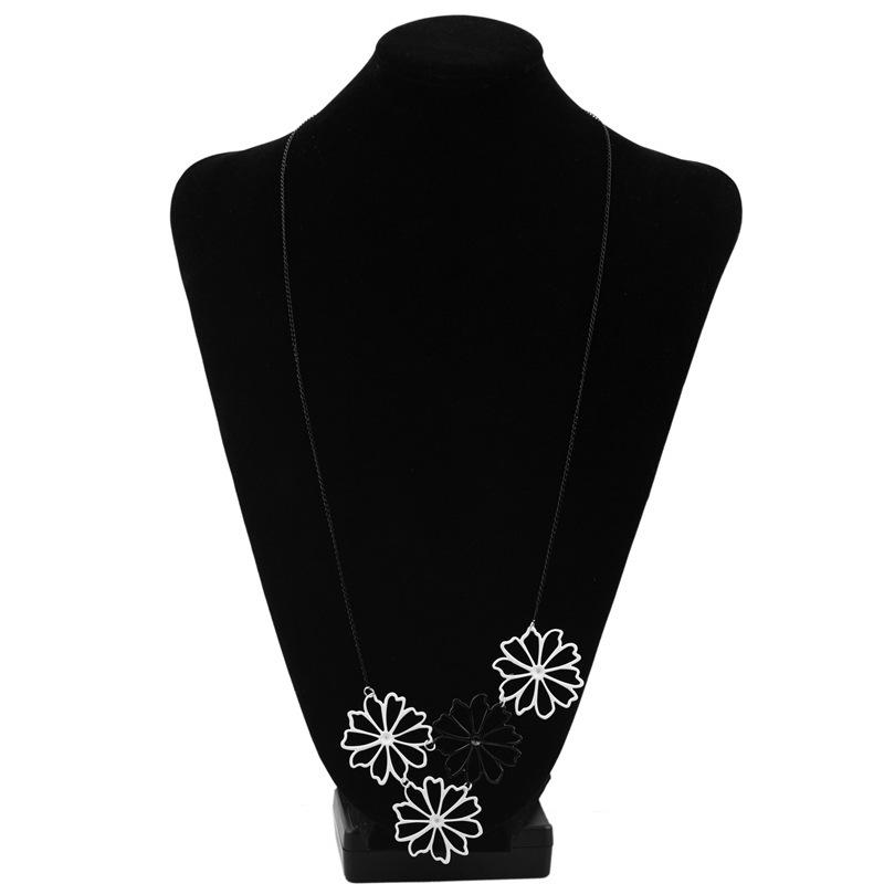 Meier Jewelry suit women's eleganteasiest for match small kickball flower pendant necklace earrings accessories