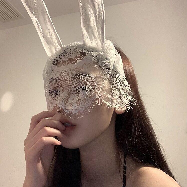Korean Cute Lace Cat & Rabbit Ears Headband for Women - Cosplay & Face Wash Accessory