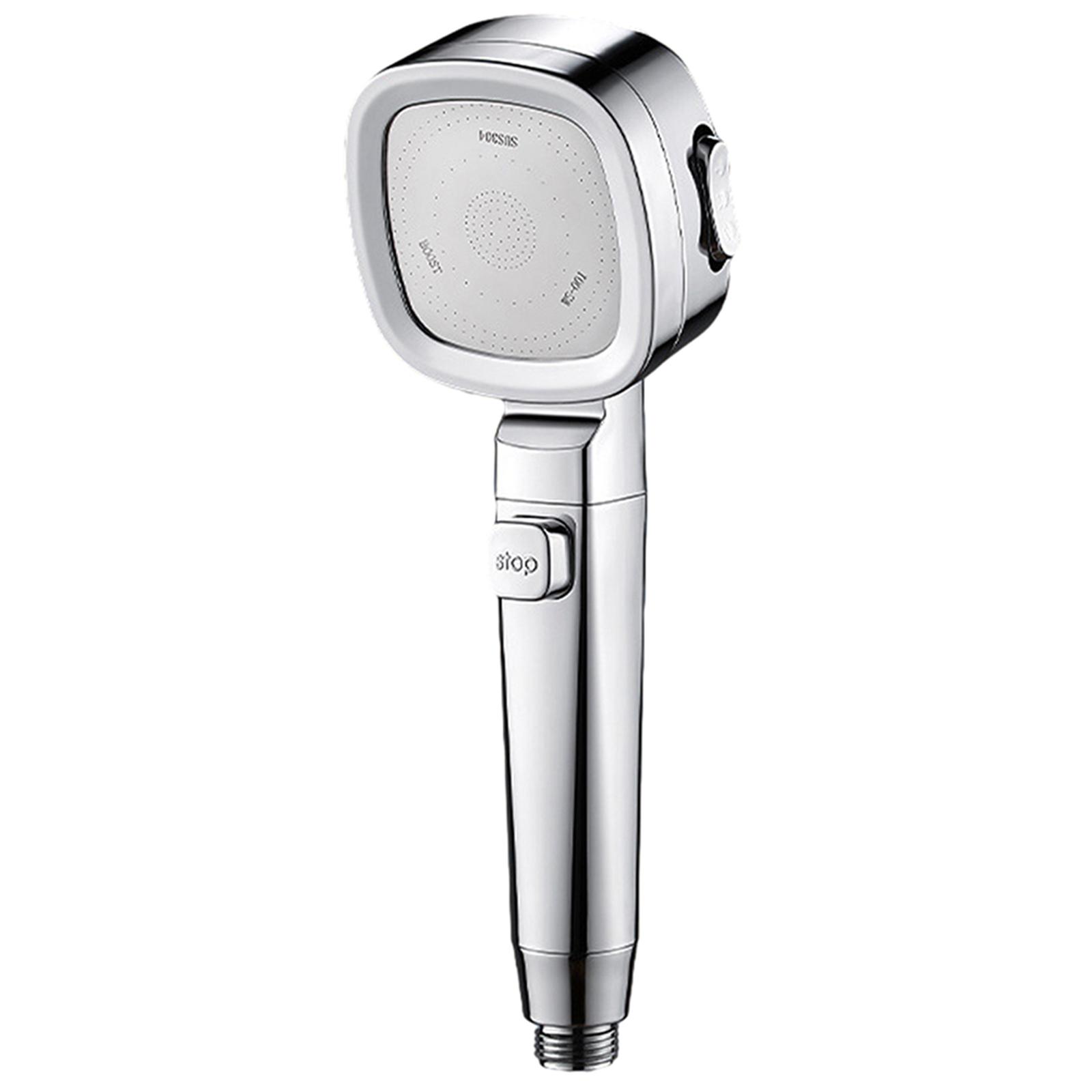 

Водосберегающая душевая головка с переключателем 260×100MM с фильтром серебряный