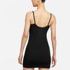 Nike Solid Color Knitted Sleeveless Dress Women Dresses Black DM8878-010