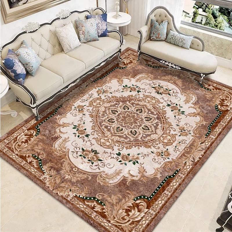 Bohemian Retro Carpet for Living Room Bedroom Mat Non-Slip Area Rug Persian Geometric Carpets Bedside Home Decoration Floor Mat